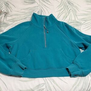 Lululemon Scuba Teal Women's Half-Zip Sweater